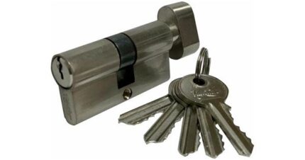 Механизм цилиндровый Vantage с английским ключом и вертушкой VC70-5(35х35)