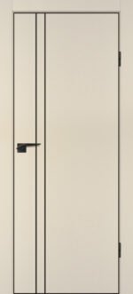 PROFILO PORTE П-20 кромка АБС черная c 4-х ст. — универсальное открывание