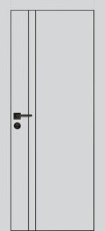 PROFILO PORTE ПХ-20 черная кромка с 4-х ст. — универсальное открывание