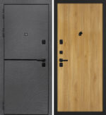 STR Горизонт/Гладкая — левое открывание, внутри Дуб золотистый