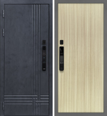 STR Осло смарт/Гладкая — правое открывание, внутри Эвкалипт австралийский
