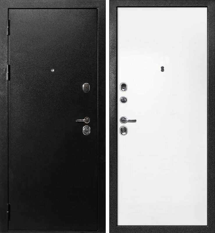 STR С-1 / Гладкая — левое открывание, внутри Белый