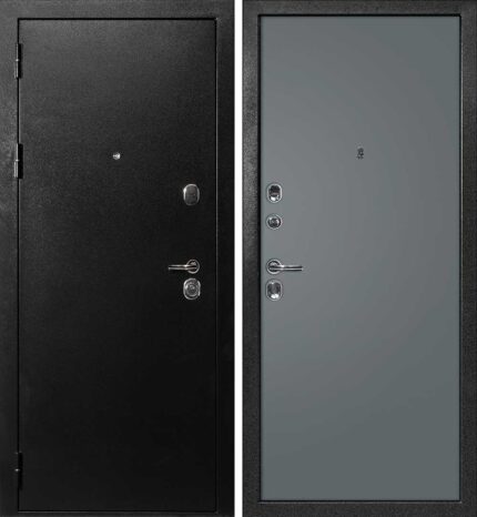 STR С-1 / Гладкая — правое открывание, внутри Графит