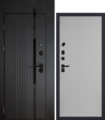 PROTECTOR Сити-1/PR -35Z, с фальш-фрамугой — правое открывание, внутри Агат