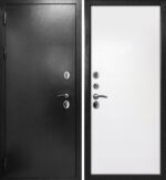 PROTECTOR Дверь с терморазрывом Термо-1/ Гладкая — левое открывание, внутри Белый грунт
