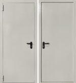 PROTECTOR ДПМ 01 EI 60 RAL7035 (37) — правое открывание, внутри RAL7035 светло-серая шагрень