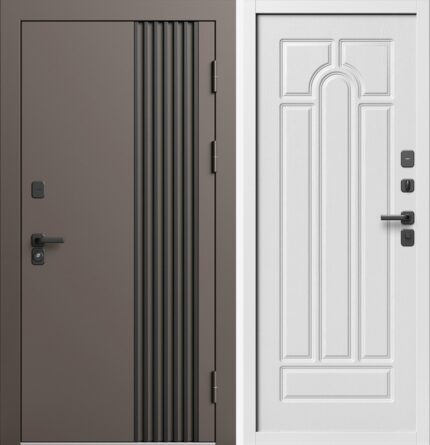Фортис RAL 8019 белый короб изнутри