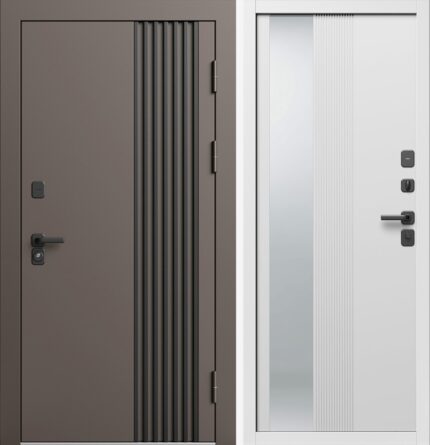 Фортис RAL 8019 белый короб изнутри
